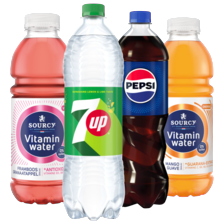 Pepsi, 7Up of Sourcy vitamin water